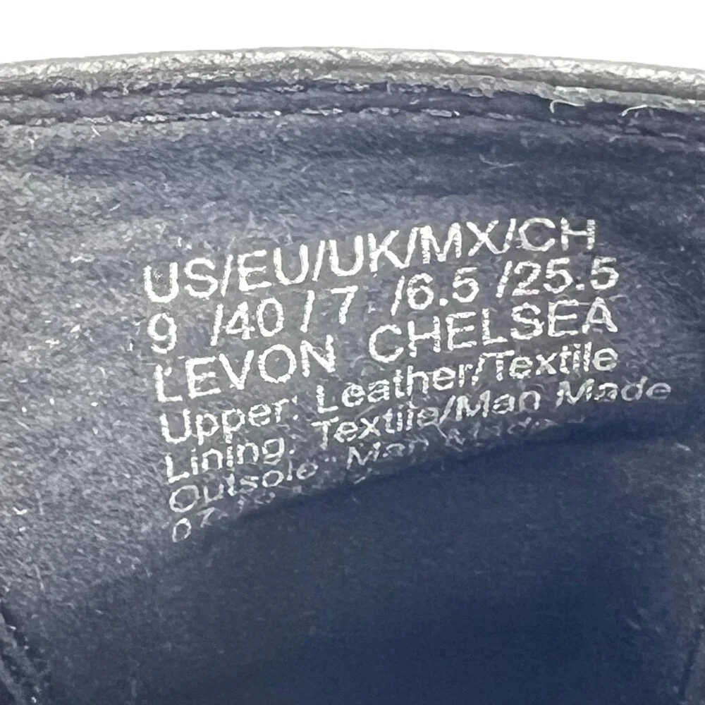 Kenneth Cole Womens Size‎ 9 Levon Black Leather Chelsea Ankle Boots Shoes